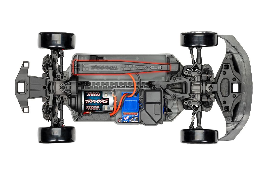 Traxxas 1/10 4-Tec 2024 Ford Mustang Drift 2wd RTR - Black – image 6