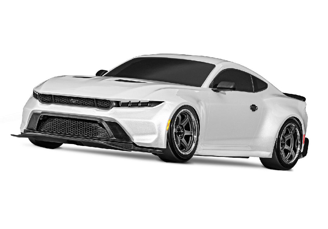 Traxxas 1/10 4-Tec 2024 Ford Mustang Drift 2wd RTR - White thumbnail 2