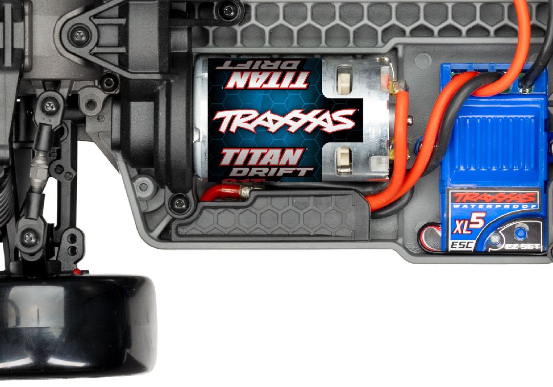 Traxxas 1/10 4-Tec 2024 Ford Mustang Drift 2wd RTR - White thumbnail 13
