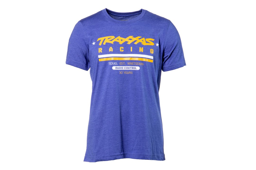 Traxxas Heritage Tee Heather Blue 3XL thumbnail 1