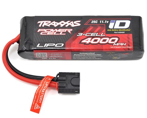 Traxxas 4000mAh 3S 11.1V 25C LiPo iD Connector Soft Case thumbnail 1