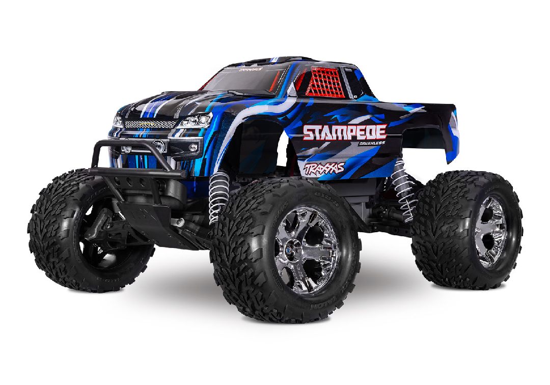 Traxxas 1/10 Stampede BL-2S HD 2wd RTR - Blue w/ Charger&Battery – image 2