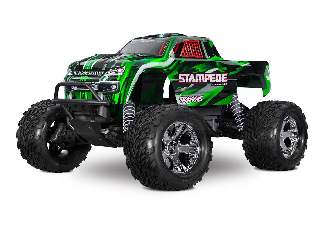 Traxxas 1/10 Stampede BL-2S HD 2wd RTR - Green w/Charger&Battery thumbnail 2