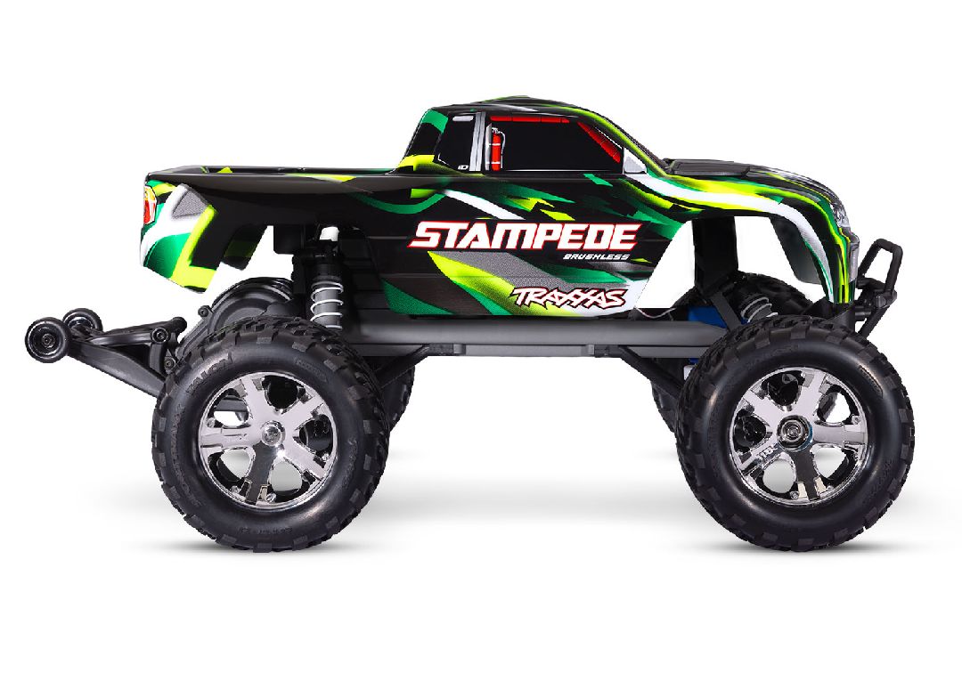 Traxxas 1/10 Stampede BL-2S HD 2wd RTR - Green w/Charger&Battery thumbnail 9