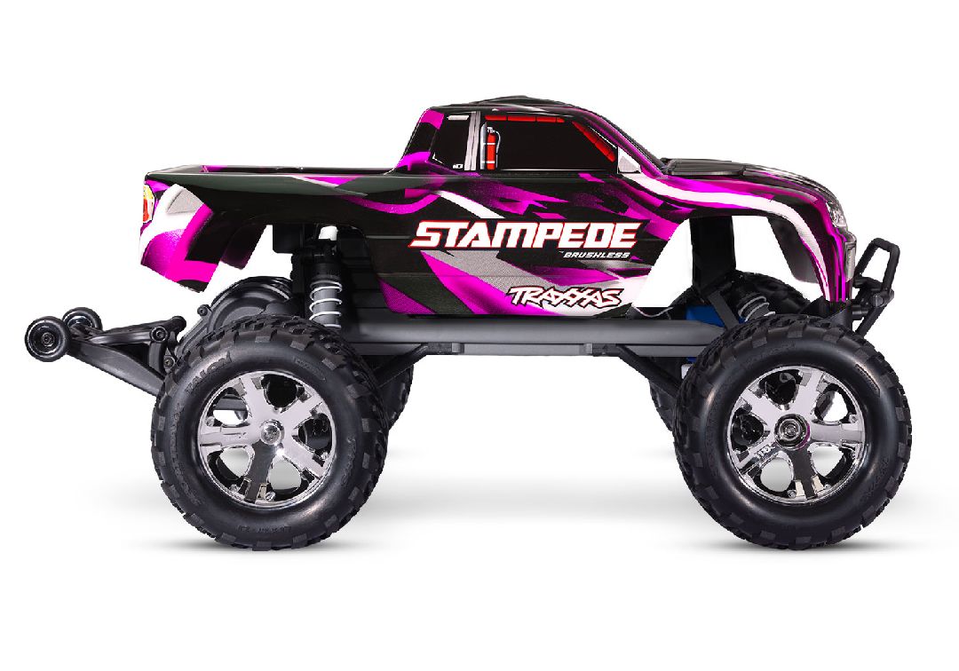 Traxxas 1/10 Stampede BL-2S HD 2wd RTR - Pink w/Charger&Battery – image 5