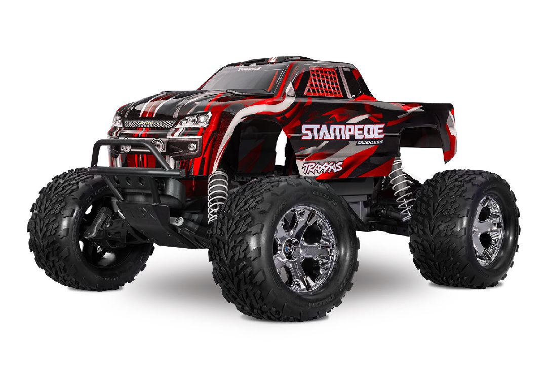 Traxxas 1/10 Stampede BL-2S HD 2wd RTR - Red w/Charger&Battery – image 4