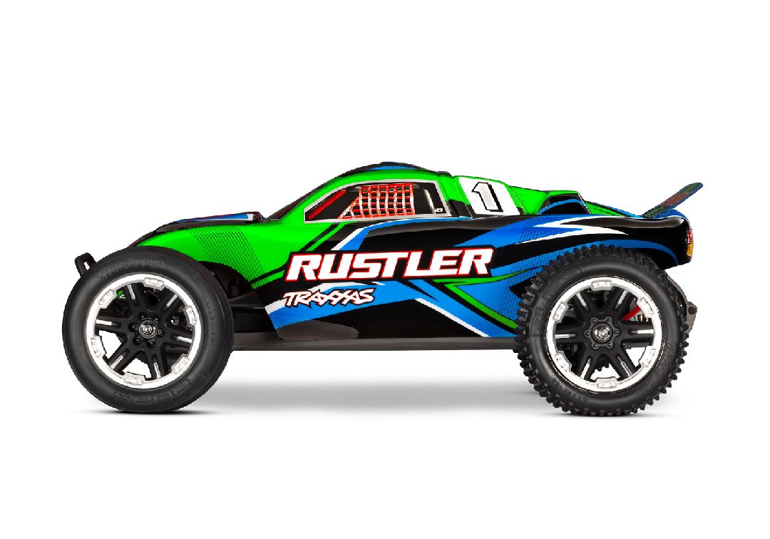 Traxxas 1/10 Rustler ExtremeHD 2wd RTR - Green – image 3