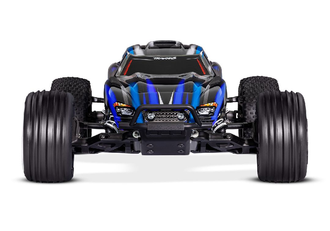 Traxxas 1/10 Rustler BL-2S 2wd RTR - Blue w/ Charger & Battery – image 4