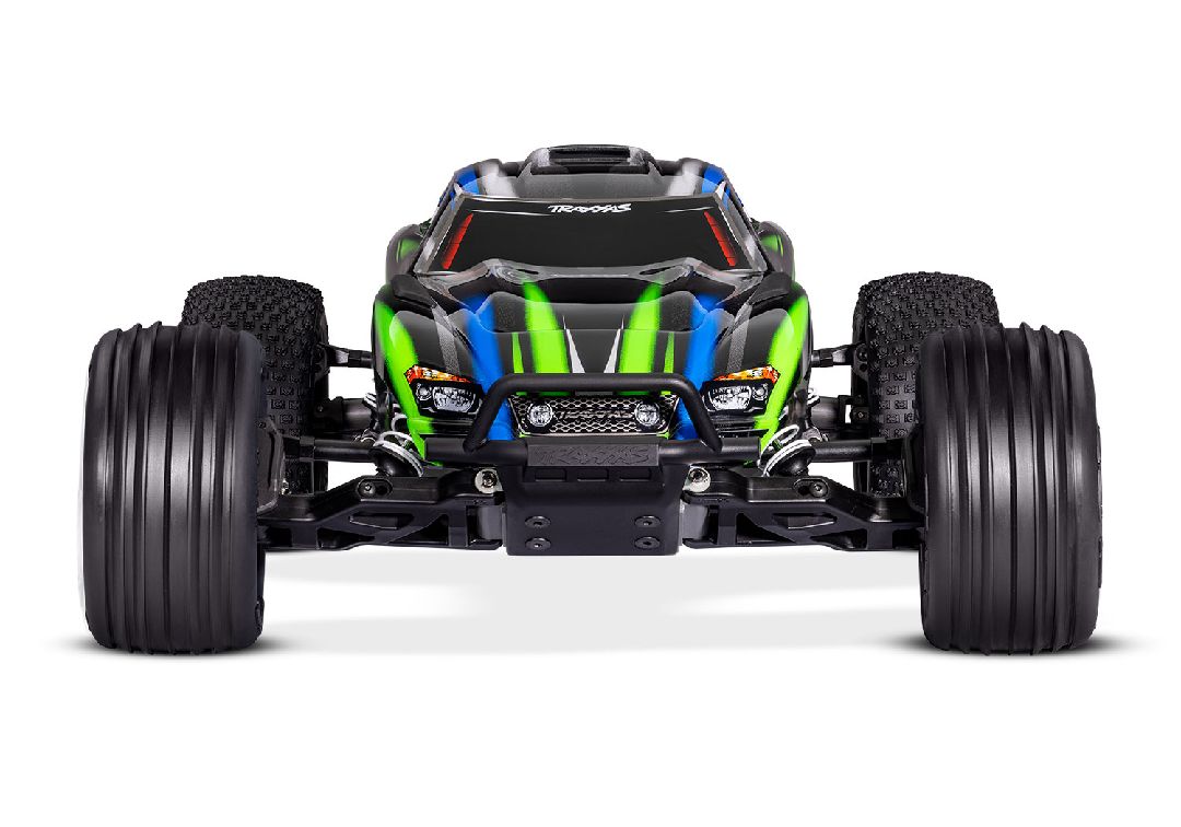 Traxxas 1/10 Rustler BL-2S 2wd RTR - Green w/ Charger & Battery – image 2