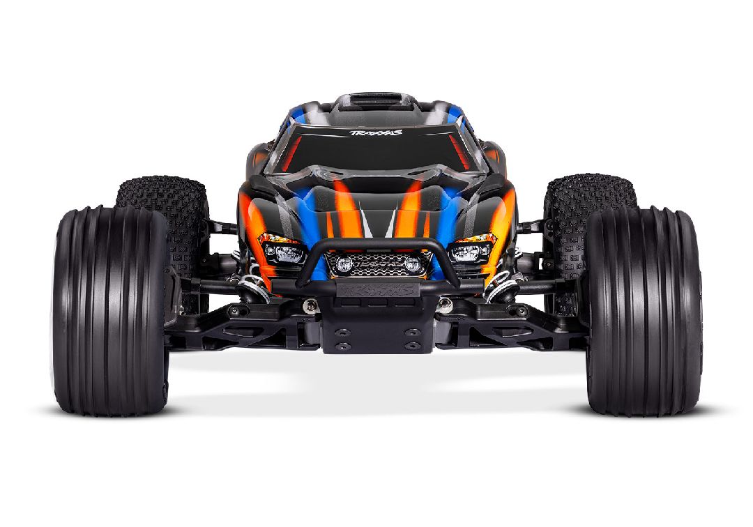 Traxxas 1/10 Rustler BL-2S 2wd RTR - Orange w/ Charger&Battery – image 3