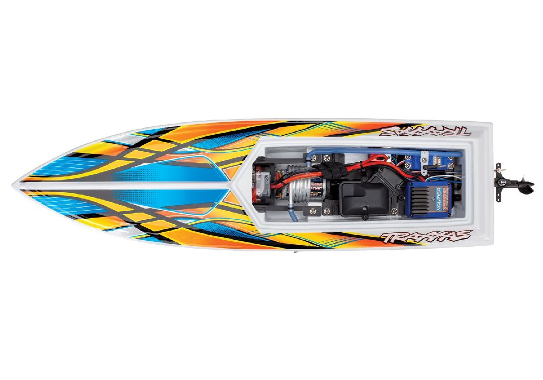 Traxxas Blast 24" High Performance RTR Race Boat - Orange thumbnail 8
