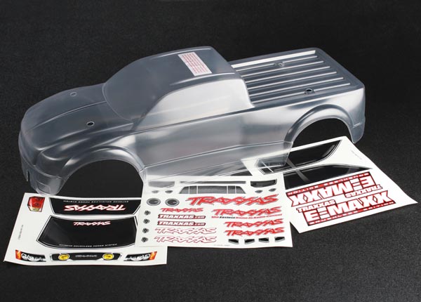 Traxxas Brushless E-Maxx Monster Truck Body (Clear) thumbnail 1