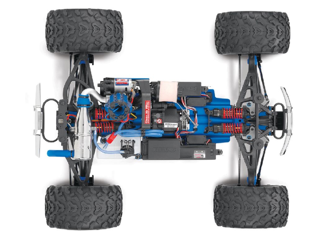 Traxxas Revo 3.3 4WD RTR Nitro Monster Truck - Blue – image 5