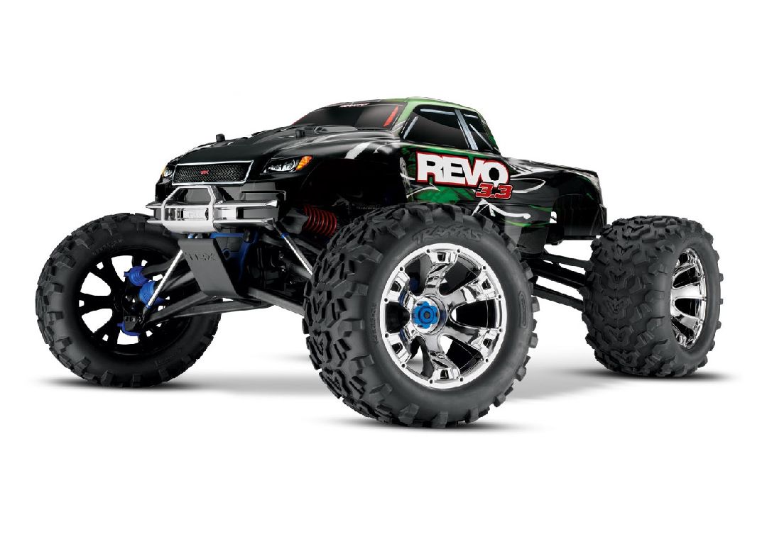Traxxas Revo 3.3 4WD RTR Nitro Monster Truck - Green – image 2