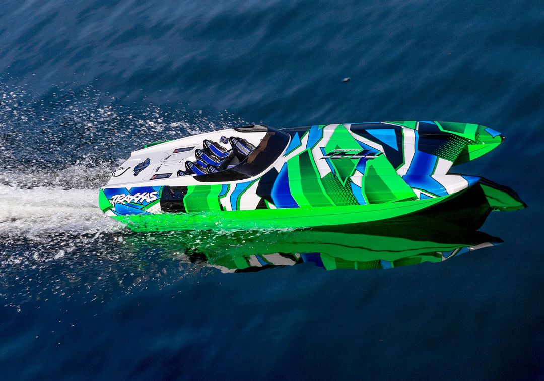 Traxxas DCB M41 Widebody 40" Catamaran Race Boat GreenR – image 7