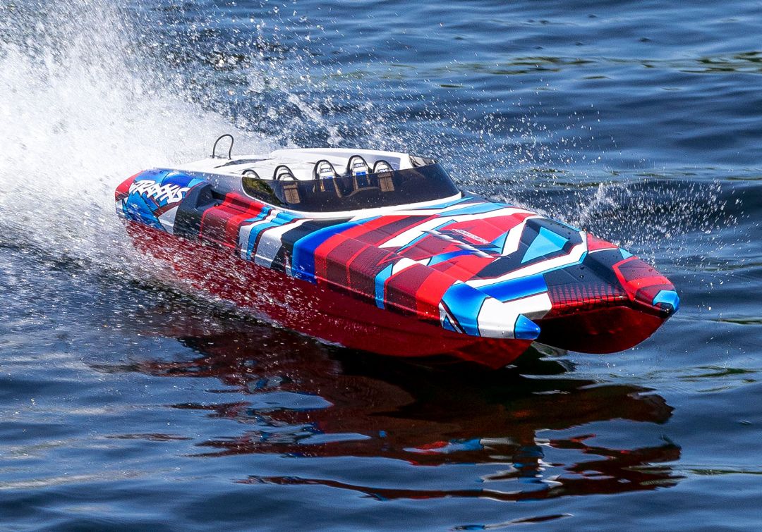 Traxxas DCB M41 Widebody 40" Catamaran Race Boat RedR – image 4