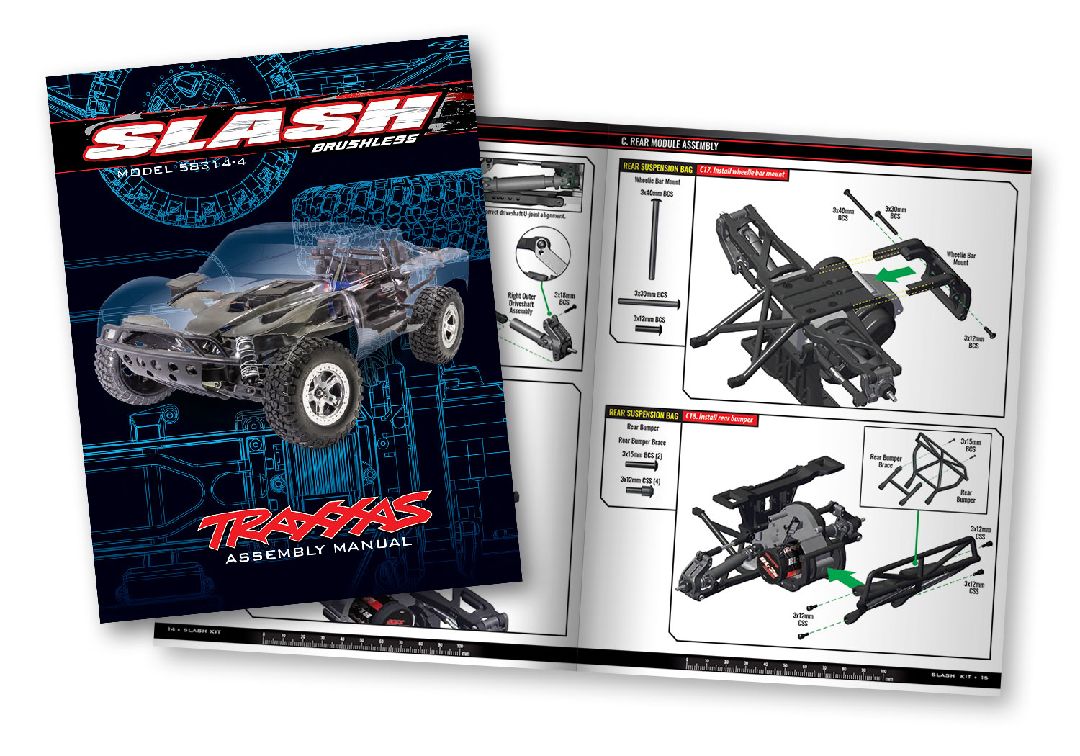 Traxxas 1/10 Slash BL-2S Unassembled 2wd Kit w/ Charger&Battery thumbnail 4