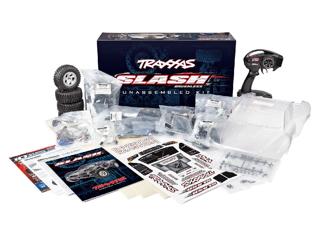 Traxxas 1/10 Slash BL-2S Unassembled 2wd Kit w/ Charger&Battery thumbnail 9