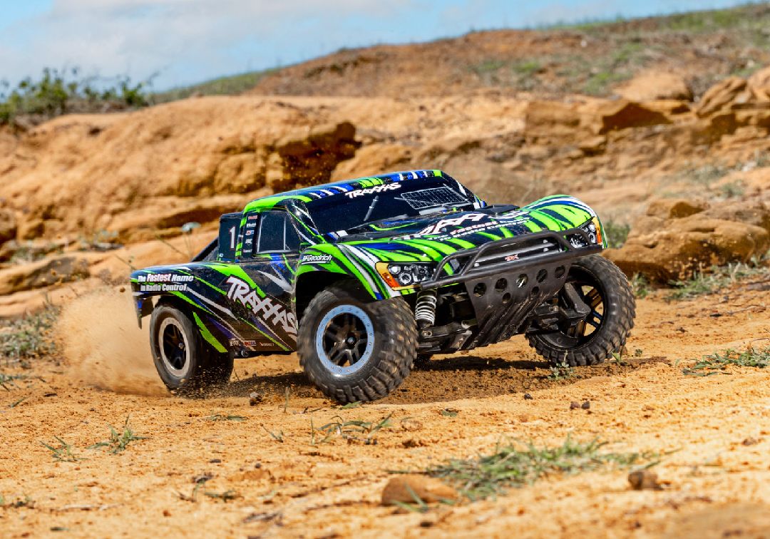 Traxxas 1/10 Slash BL-2S HD 2wd RTR - Green w/ Charger & Battery – image 4