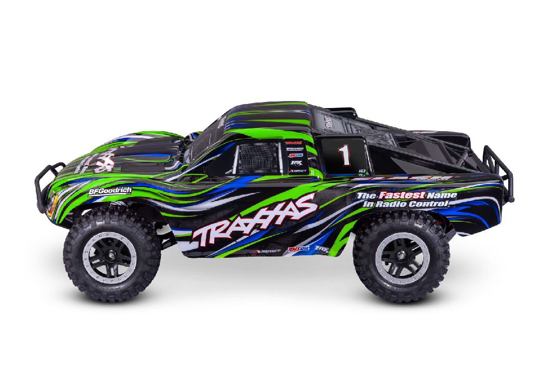 Traxxas 1/10 Slash BL-2S HD 2wd RTR - Green w/ Charger & Battery – image 7