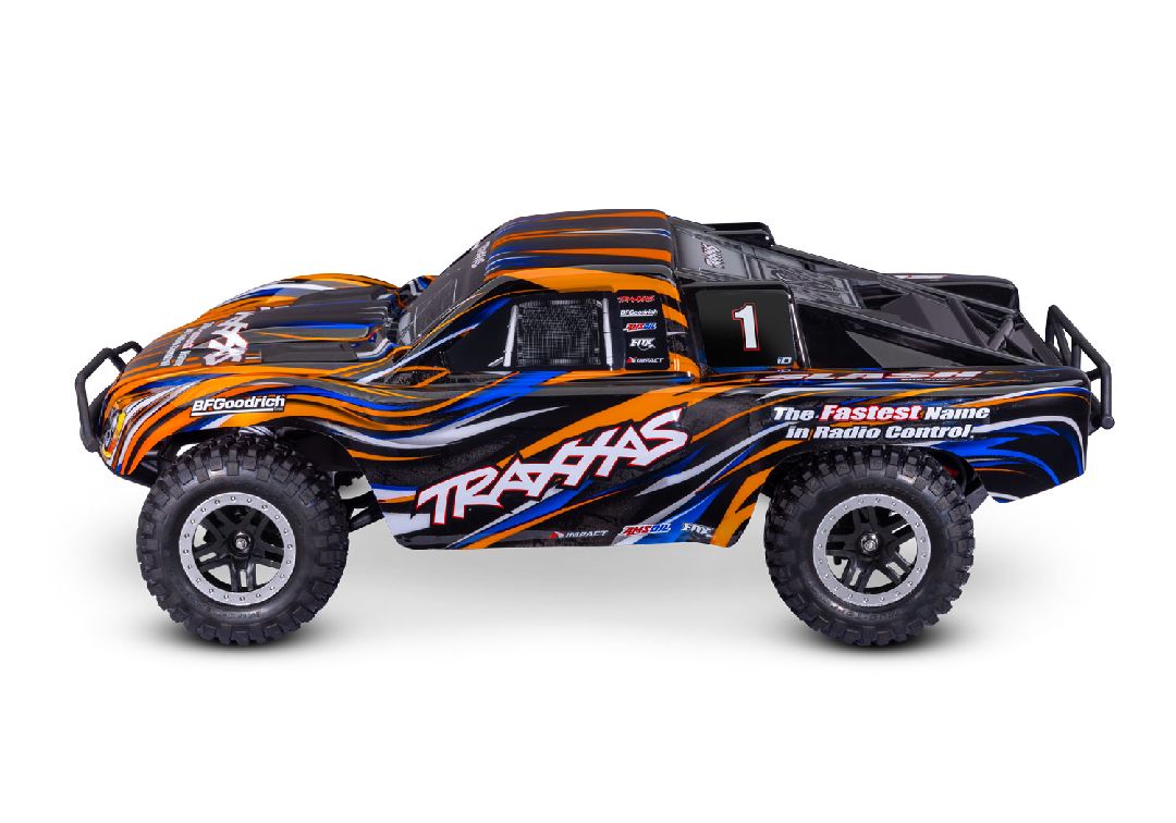 Traxxas 1/10 Slash BL-2S HD 2wd RTR - Orange w/Charger & Battery – image 7