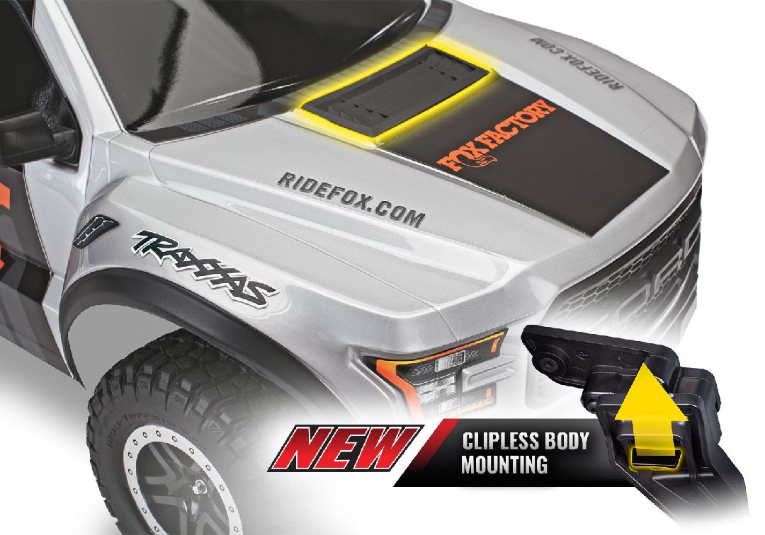 Traxxas 1/10 F150 Raptor BL-2S HD 2wd RTR - Fox w/Charger&Battey – image 14