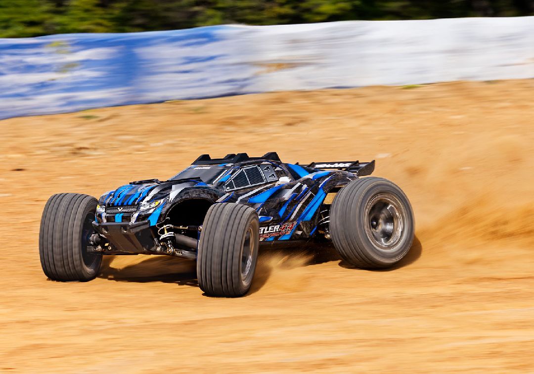 Traxxas 1/10 Rustler Ultimate 4x4 RTR - Blue thumbnail 11