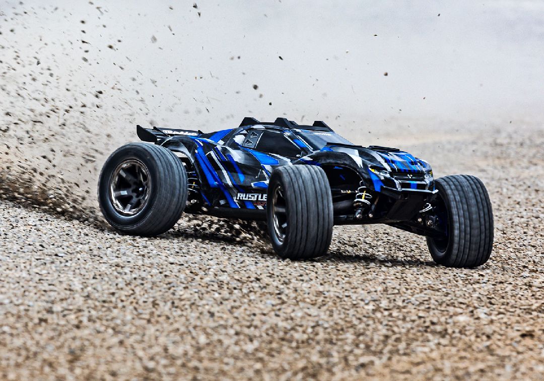 Traxxas 1/10 Rustler Ultimate 4x4 RTR - Blue thumbnail 15