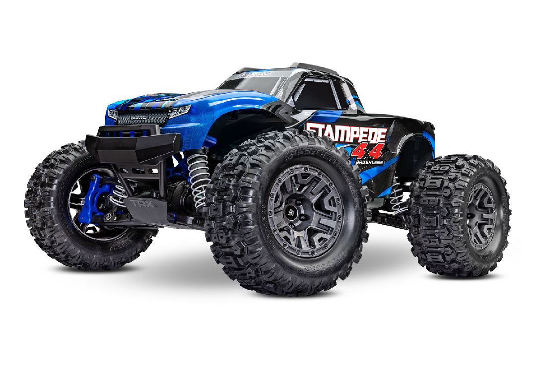 Traxxas 1/10 Stampede BL-2S 4x4 RTR - Blue w/ Charger & Battery – image 2