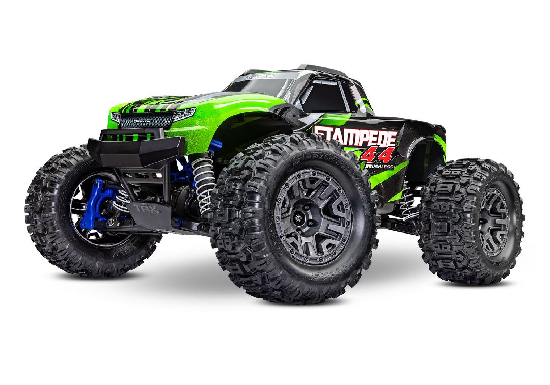 Traxxas 1/10 Stampede BL-2S 4x4 RTR - Green w/ Charger & Battery – image 3