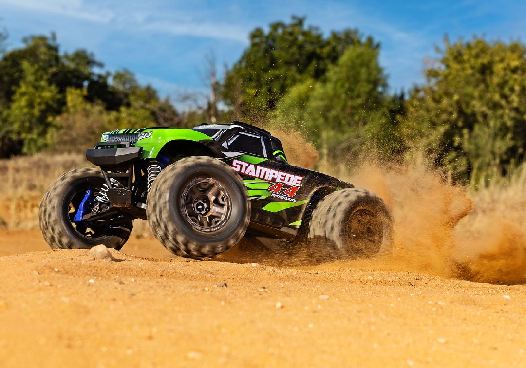 Traxxas 1/10 Stampede BL-2S 4x4 RTR - Green w/ Charger & Battery – image 5