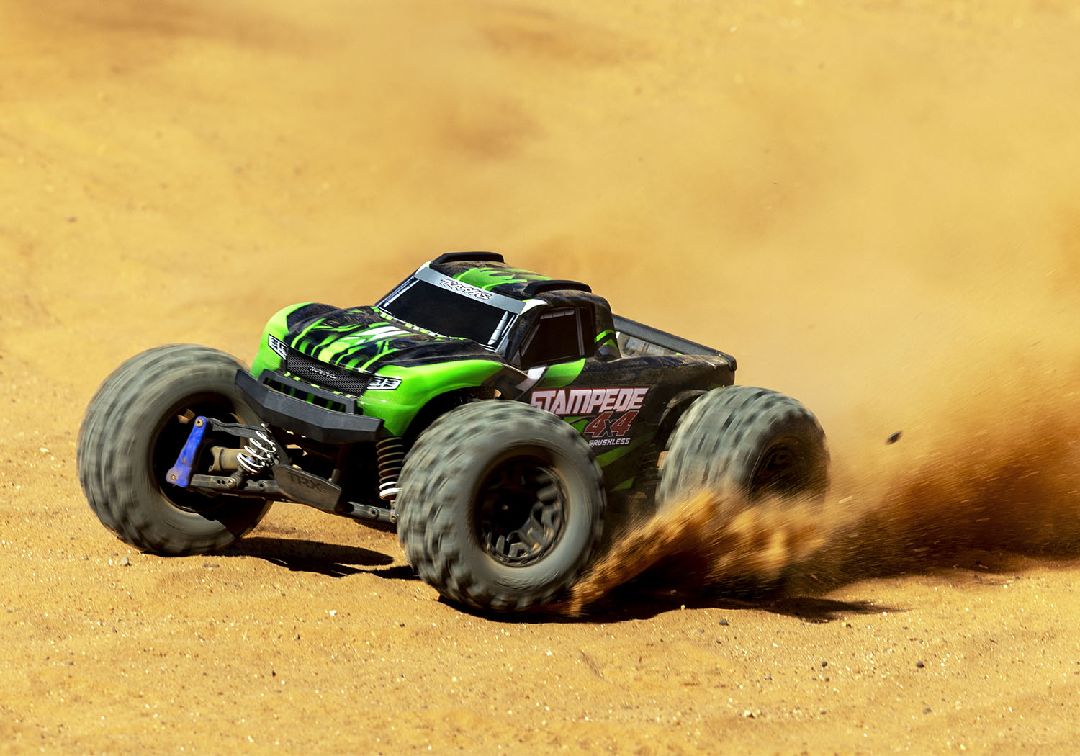 Traxxas 1/10 Stampede BL-2S 4x4 RTR - Green w/ Charger & Battery – image 8