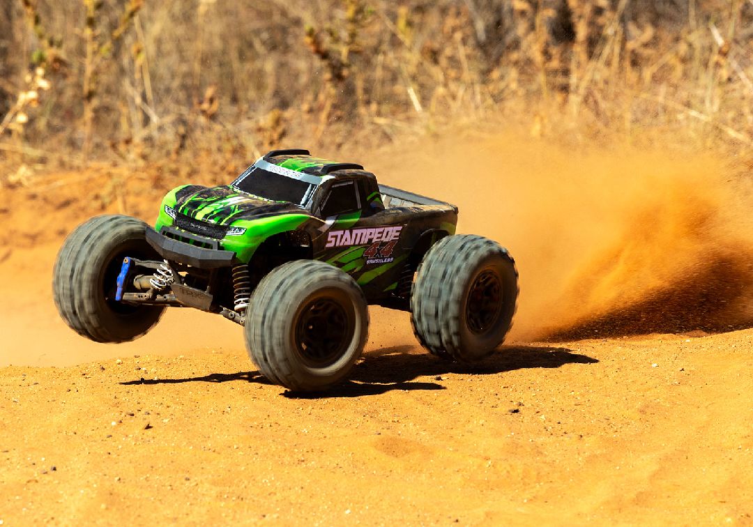 Traxxas 1/10 Stampede BL-2S 4x4 RTR - Green w/ Charger & Battery – image 9