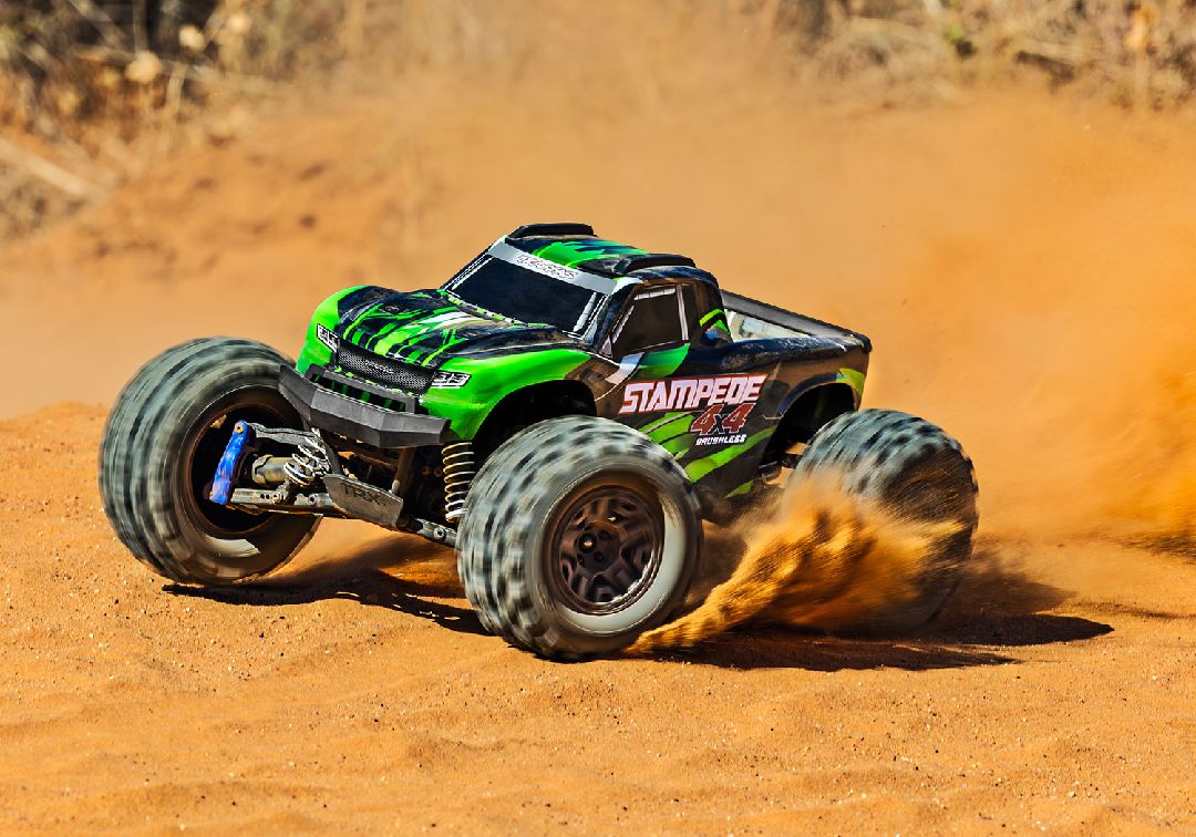 Traxxas 1/10 Stampede BL-2S 4x4 RTR - Green w/ Charger & Battery – image 6