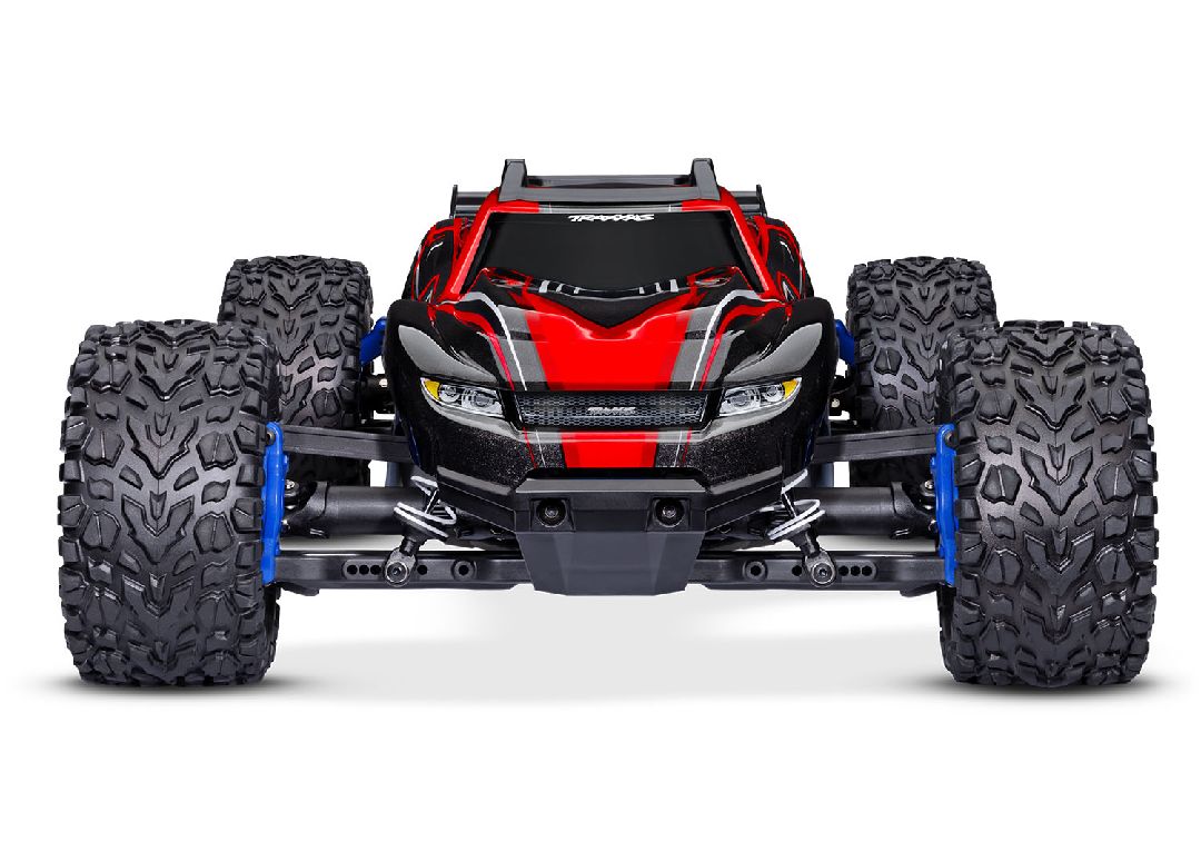 Traxxas 1/10 Rustler BL-2S 4x4 RTR - Red w/ Charger & Battery – image 2