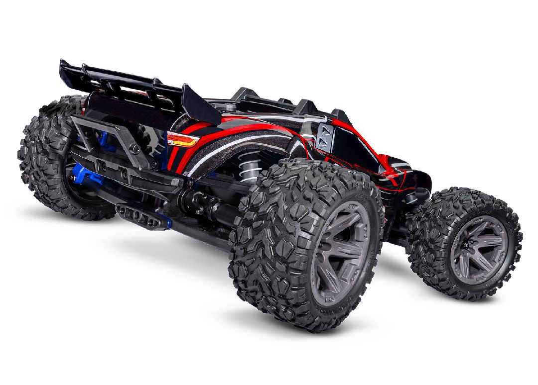 Traxxas 1/10 Rustler BL-2S 4x4 RTR - Red w/ Charger & Battery – image 4