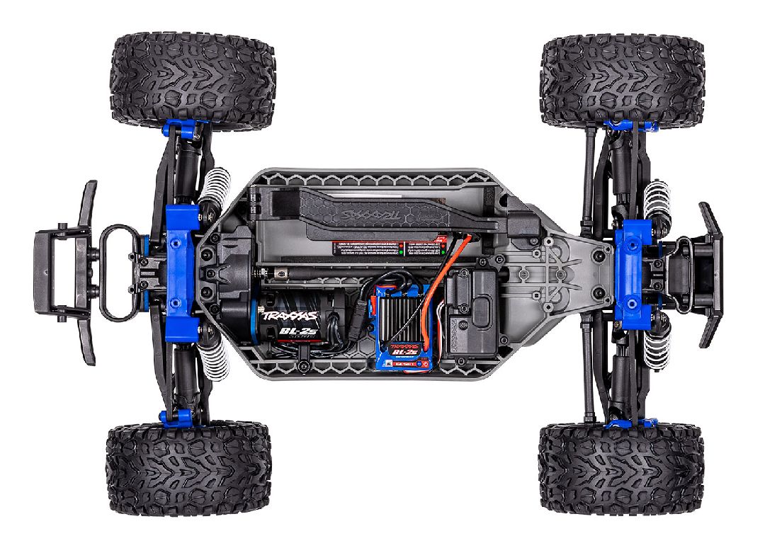 Traxxas 1/10 Rustler BL-2S 4x4 RTR - Red w/ Charger & Battery – image 19