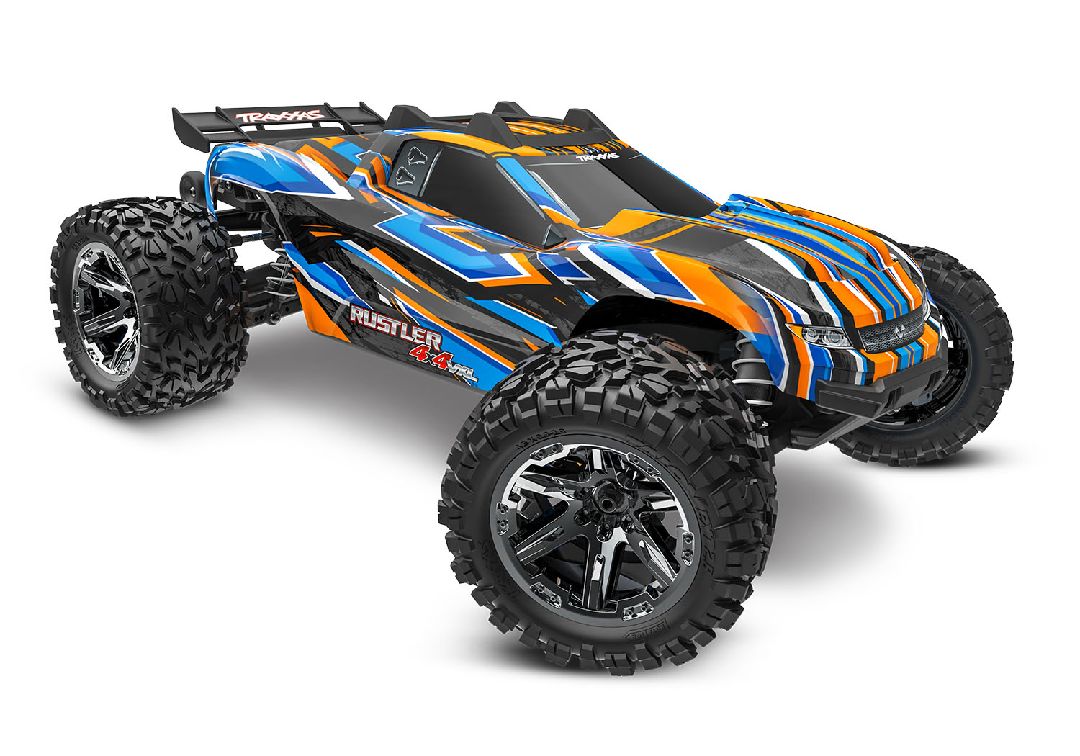 Traxxas 1/10 Rustler VXL 4x4 RTR - Orange thumbnail 3