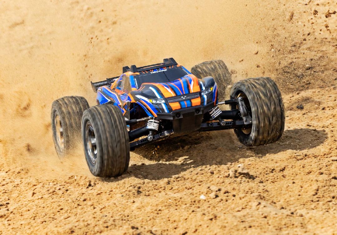 Traxxas 1/10 Rustler VXL 4x4 RTR - Orange thumbnail 4