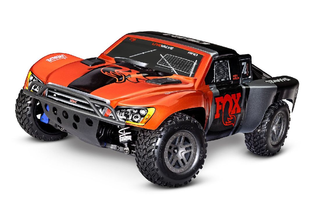 Traxxas 1/10 Slash BL-2S 4x4 RTR - Fox w/ Charger & Battery – image 2