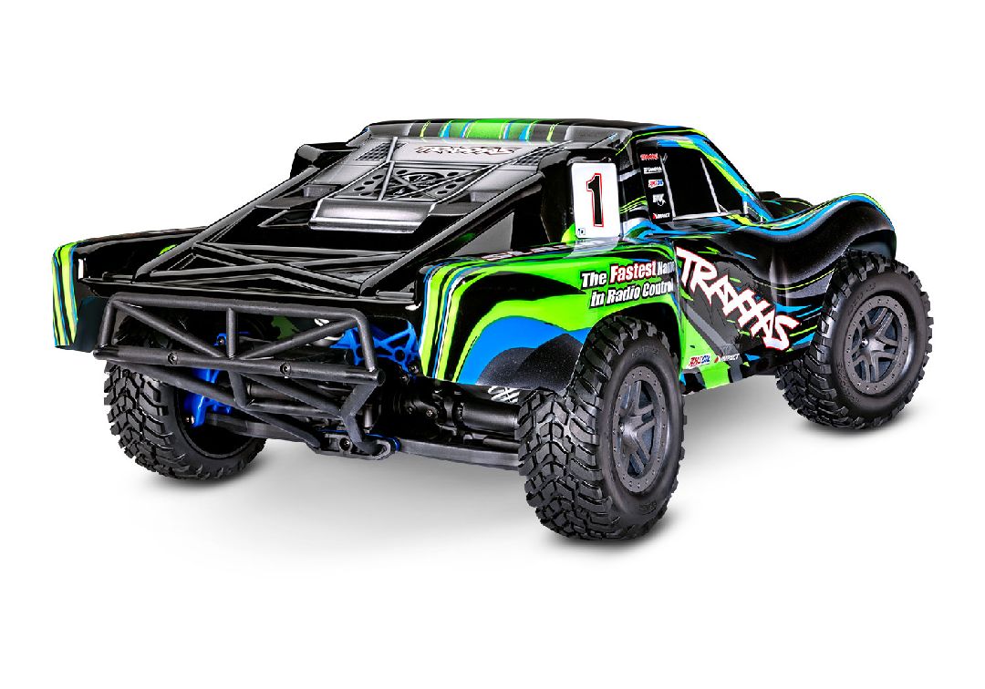Traxxas 1/10 Slash BL-2S 4x4 RTR - Green w/ Charger & Battery – image 3