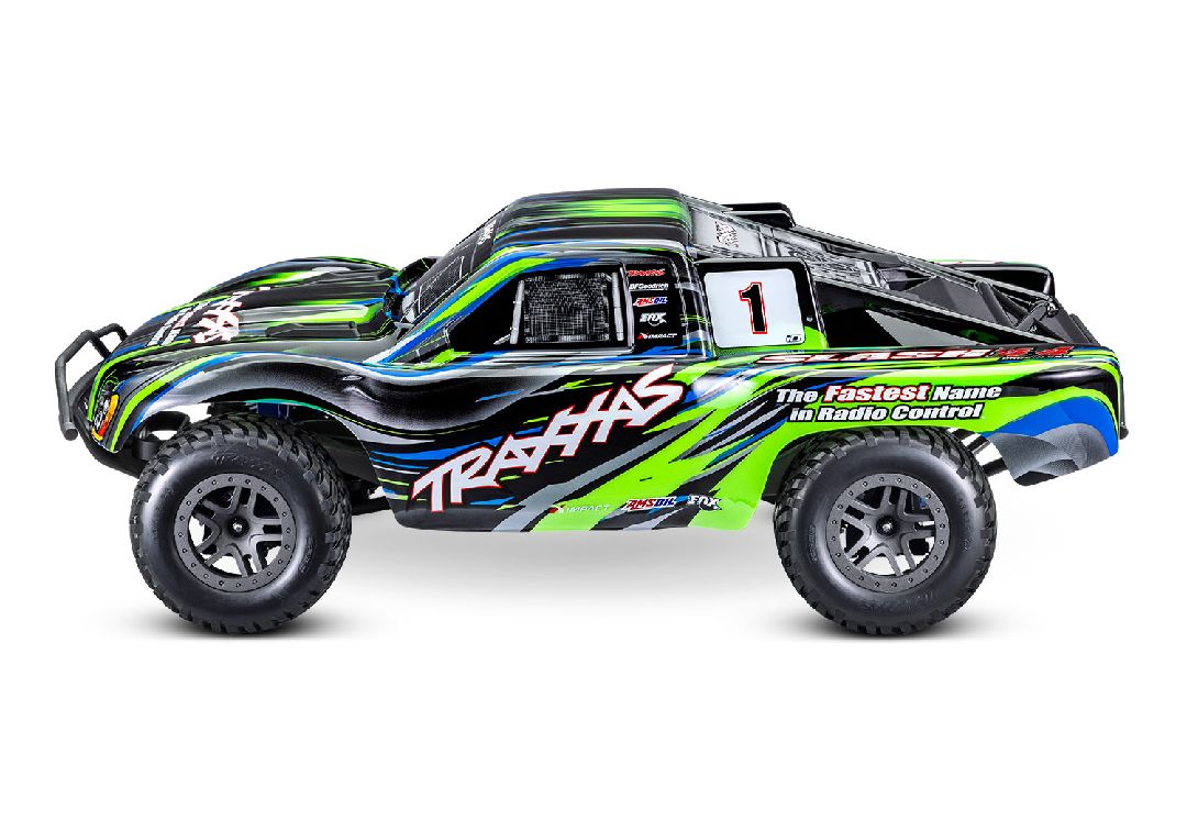 Traxxas 1/10 Slash BL-2S 4x4 RTR - Green w/ Charger & Battery – image 4