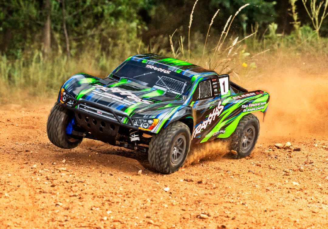 Traxxas 1/10 Slash BL-2S 4x4 RTR - Green w/ Charger & Battery – image 10