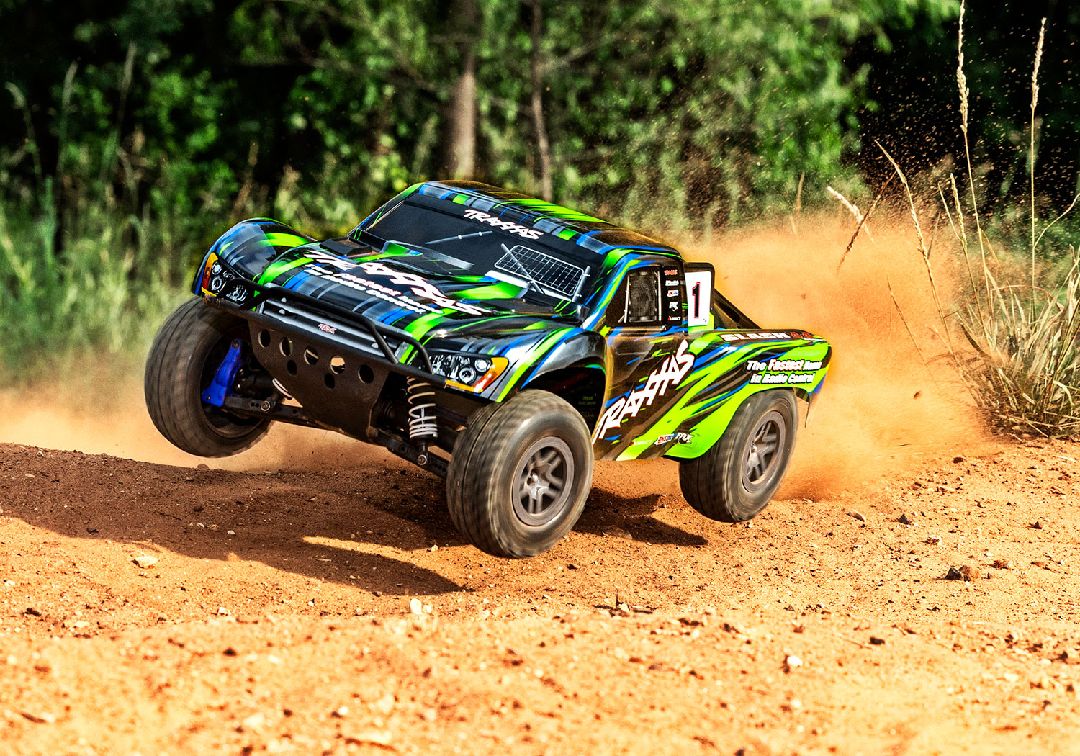 Traxxas 1/10 Slash BL-2S 4x4 RTR - Green w/ Charger & Battery – image 9