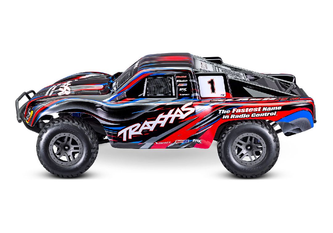 Traxxas 1/10 Slash BL-2S 4x4 RTR - Red w/ Charger & Battery – image 4