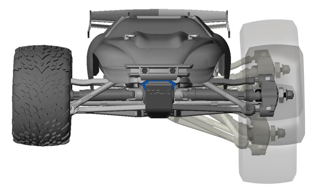 Traxxas 1/16 E-Revo VXL 4x4 RTR - BlueX – image 13