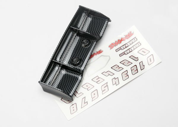 Traxxas 1/16 E-Revo Wing w/Decal Sheet thumbnail 1