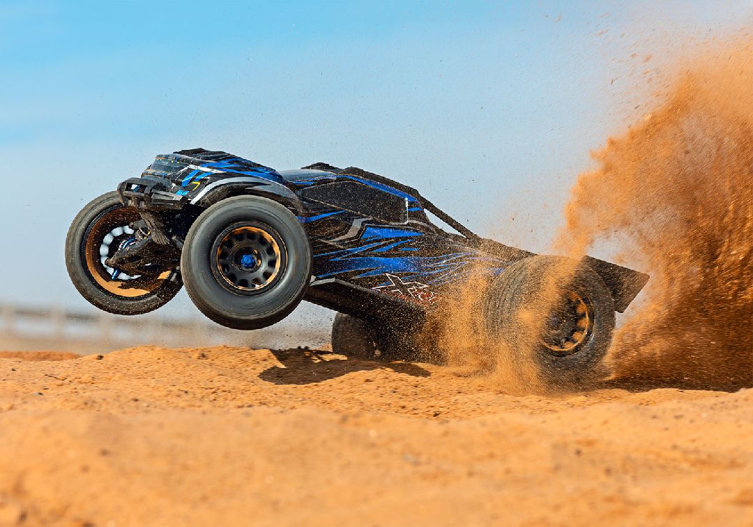 Traxxas X-Truck X-Maxx Race Truck (XRT) Ultimate 4x4 RTR - Blue thumbnail 4