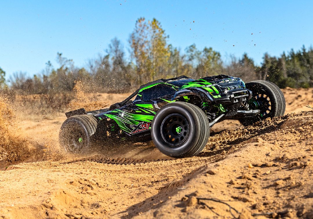 Traxxas X-Truck X-Maxx Race Truck (XRT) Ultimate 4x4 RTR - Green thumbnail 3