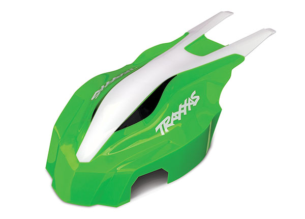 Traxxas Aton Canopy Front (Green/White) thumbnail 1